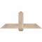 Ekena Millwork Eugene Smooth Timber Gable Bracket, Douglas Fir, 48"W x 20"H x 5 1/2"D x 5 1/2"F, 10/12 Pitch GBW048X20X0606EUG00SDF - alternate 1